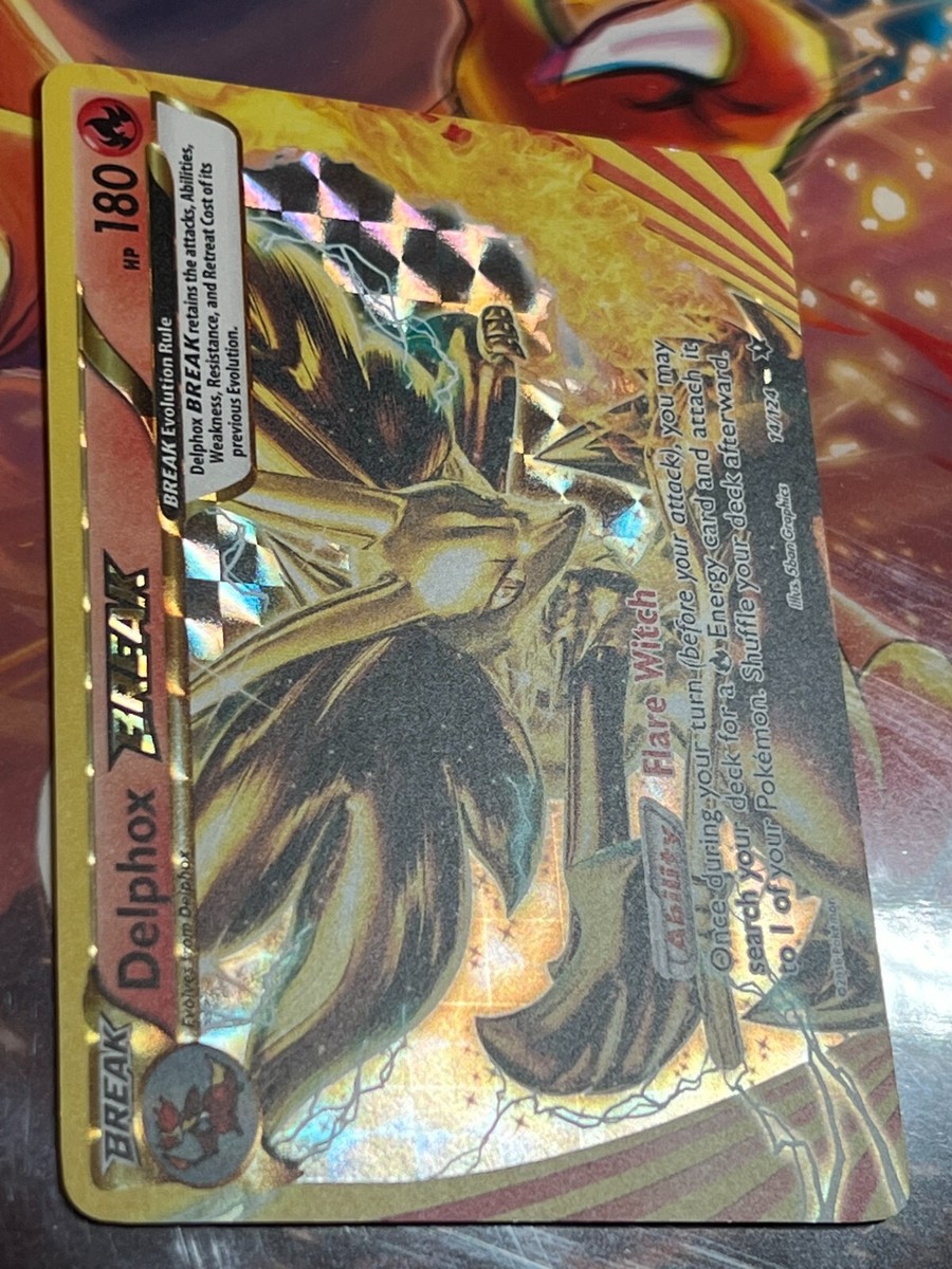 delphox break pokemon card price Delphox Break 14/124 Break Rare main image 1