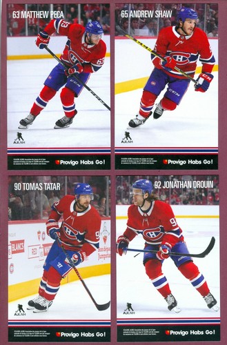 1989-90 PROVIGO FIGURE 2017-18 HABS GO POSTCARD MONTREAL CANADIENS SEE LIST - Picture 78 of 81