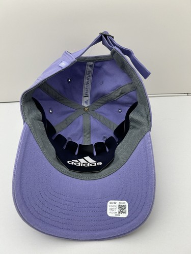 Women's Adidas Hat Saturday 2.0 Relaxed Adjustable Baseball Cap Light Purple - Picture 2 of 6