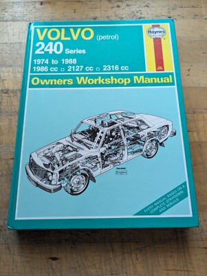 Volvo 240 (Benzin) 1974-1988 Haynes Werkstatthandbuch