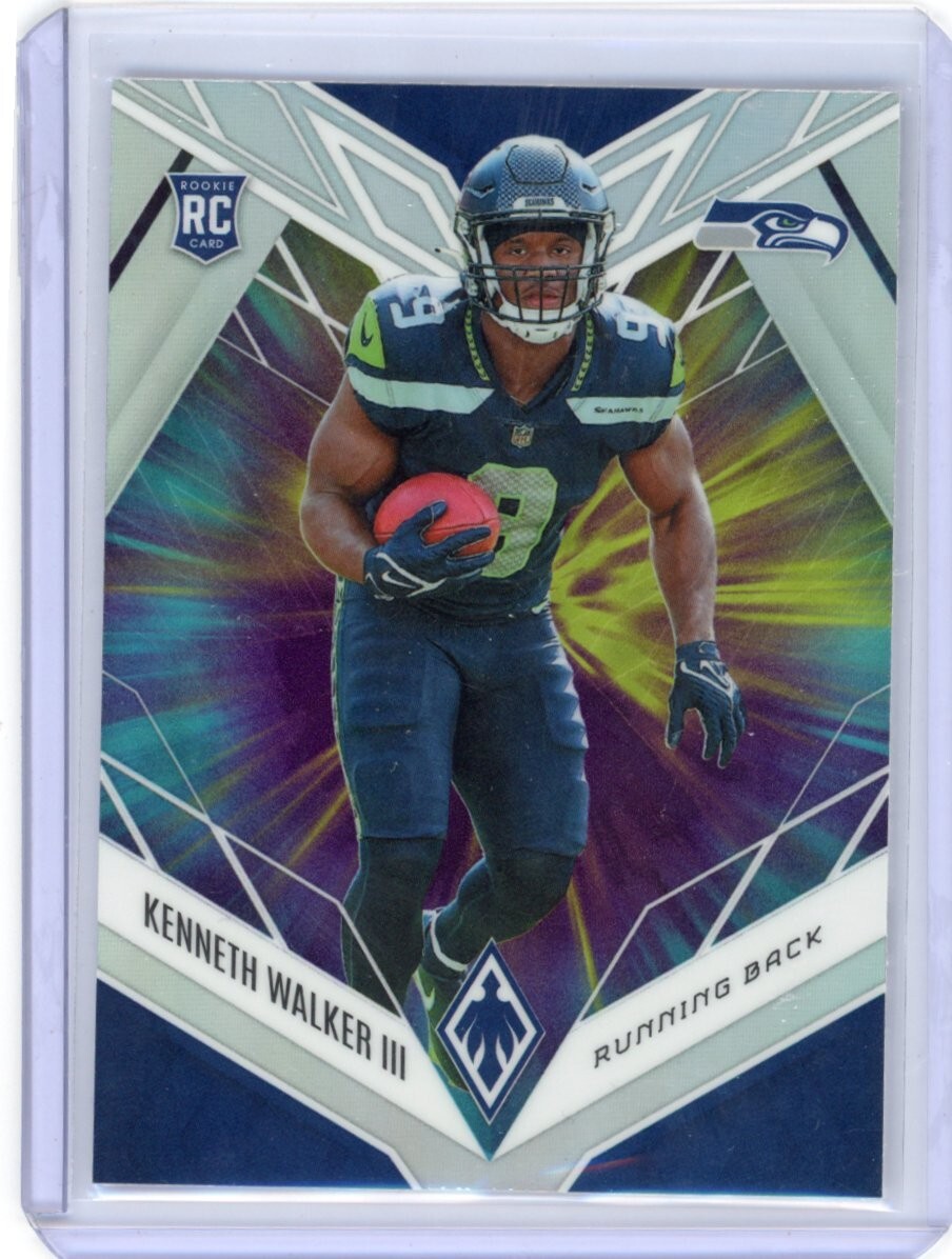 2022 Phoenix Football Kenneth Walker III Rookie Color Burst #118 RC Seahawks
