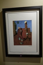 Max Ernst Lithographie Größe 50 x 70 cm ! Sign , Limitiert, Prägestemp.