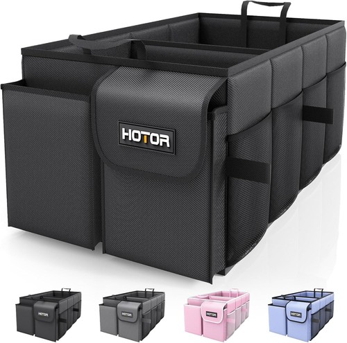 Trunk Organizer for Car - Car Organizer, Foldable Trunk Organizer for Suvs & Sed