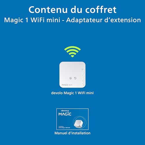 Devolo Magic 1 Wifi Mini : Adaptateur CPL compact, idéal pour le télétravail et - Photo 7/7