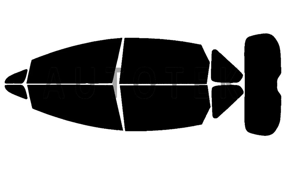 Película de ventana precortada cualquier tono % VLT para Toyota Prius V 2012-2018 películas tintadas Foto 2 de 4