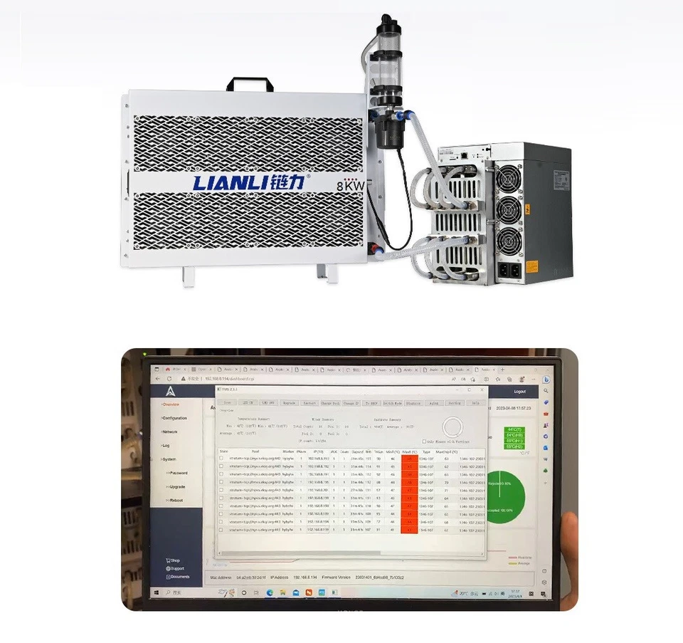 8KW Water Cooling Row Hydro Radiator System Kit For S21 Hyd/L7/M53 BTC Miner - Image 2 of 4