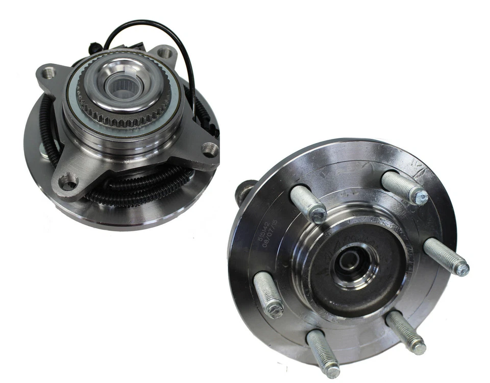 MOOG Front Wheel Hub Bearing Set for 11-14 Ford F-150 Expedition 4WD AWD w/6 Lug Foto 4 de 4