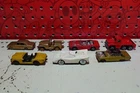 VTG LESNEY MATCHBOX 60s LOT OF 7 JUNKYARD PARTS OR REPAIR Jeep Ford Opel Dodge