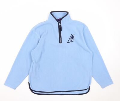 Henbury Herren Sweatshirt blau Polyestermischung Größe S - Allstars