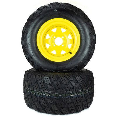 2) Reaper Turf Tire Assemblies 24x12.00-12 Fits John Deere ZTrak