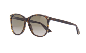 GUCCI SENSUAL ROMANTIC 0024 Havana Brown Oversized Sunglasses GG0024S 008  58 889652123042 | eBay