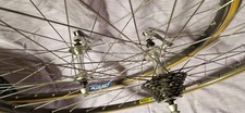 Shimano dura ace 7400 wheelset titanium dura-ace 9s cassette 700c mavic tubular
