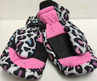 Capelli NY Girls Mittens for Kids Winter Snow & Ski Thinsulate insulation S/XS