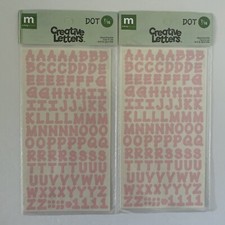 Making Memories Creative Letters Scrapbooking - 7/16" Dot Pastel Pink