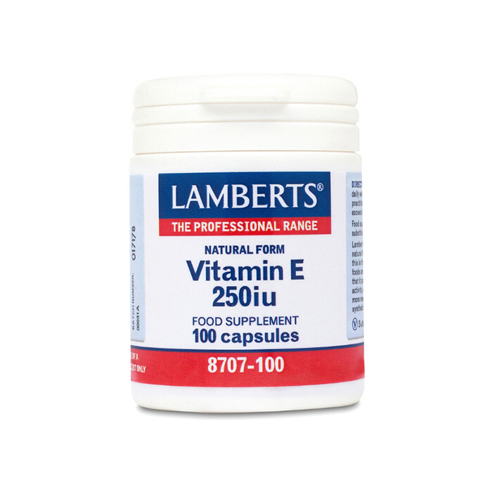 Lamberts Vitamina E 250 Ui 100 Cápsulas