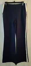 NEW WOMENS CHICO'S NAVY BLUE KNIT PULL ON PANT W/ POCKETS SIZE 0P 4P