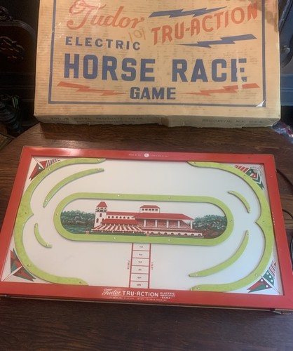 Vtg 1959 Tudor Tru-Action Electric Horse Race Game Model 525 W/ Horses WORKS! - Picture 18 of 24
