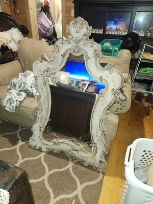 **Gorgeous 49in Tall And 32in Wide Antique Mirror