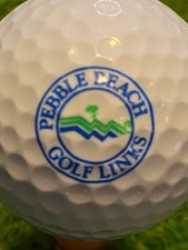 PEBBLE BEACH GOLF LINKS TOP 100 COURSE LOGO GOLF BALL