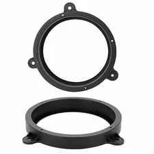 2× 6.5" Rear Door Speaker Adapter Plates Mount Brackets For 2014-2020 Subaru WRX