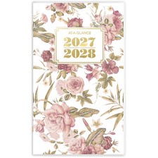 AT-A-GLANCE 2027-2028 Planner, 2 Year Monthly Planner, 3.5" x 6", Pocket Size...