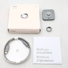 Oura Ring 4 Smart Ring Activity Tracker Size 5 in Silver JZ90-54217-05