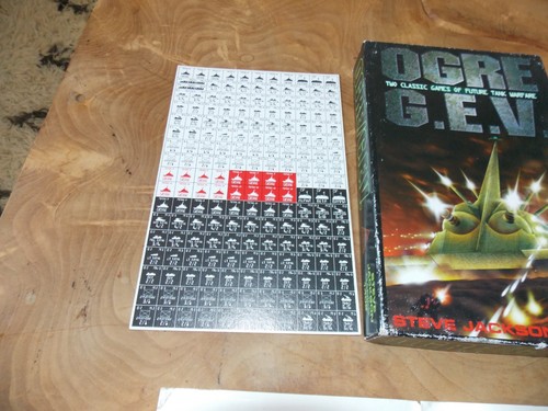 Ogre G.E.V. Steve Jackson Games Complete Counters Un-Punched/Un-Cut - Picture 3 of 3