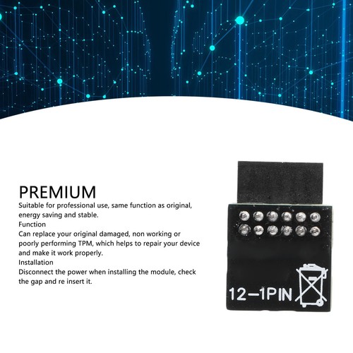 TPM2.0 Modul TPM 12Pin -Modul SPI Für GC TPM2.0 S - Bild 20 von 24