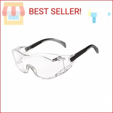Gateway Safety 6980 Cover2 Safety Glasses Protective Eye Wear - Over-The-Glass (