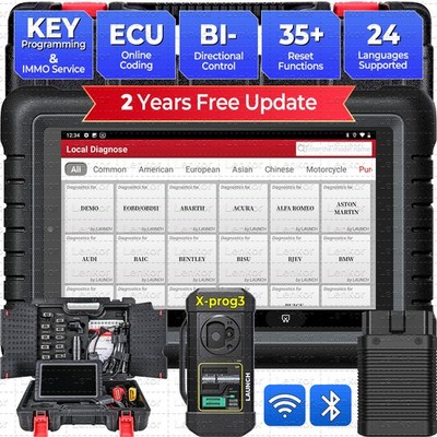 LAUNCH X431 Pros / X-Prog 3 OBD2 Automotive Diagnostic Scanner Key Programming