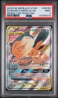 PSA - 9 - Eevee & Snorlax GX SM169 Sm Holo Pokemon TCG