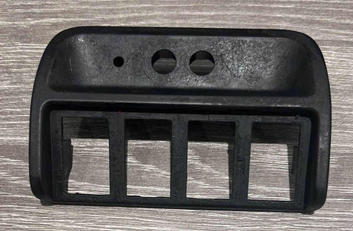Ferrari 360 Modena 2000 Dash Panel Switch Holder Trim Cover Plate OEM 65077200