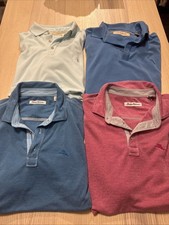 Tommy Bahama Mens Polo Shirts Lot of 4 Size L...