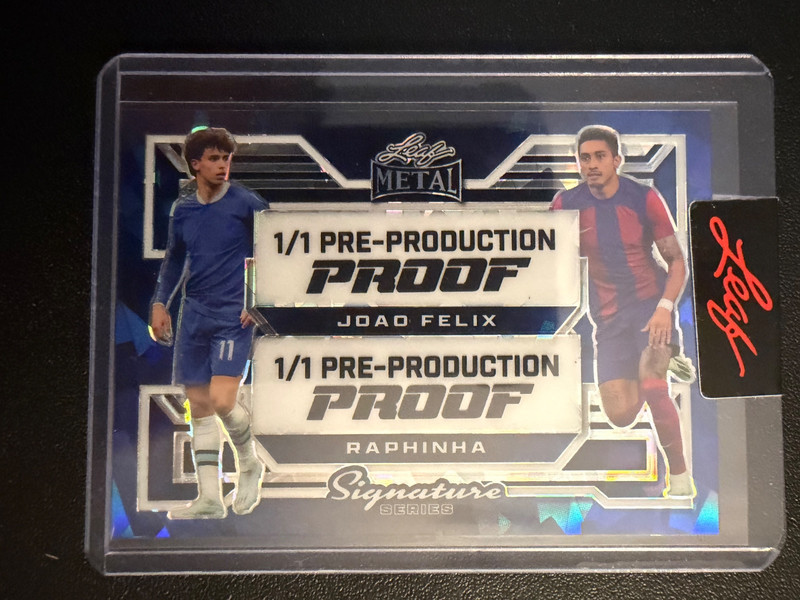 2024 Leaf Metal RAPHINA 1/1 FIFA Siganture Series Prismatic Pre Prod Proof 1/1