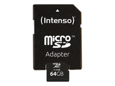 Intenso 64GB MicroSDHC 64GB MicroSDXC Class 10 25MB/s Rugged 3413490