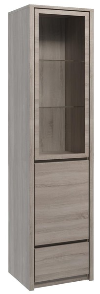 Wohnzimmer MöBel Moderne Holz Glas Vitrine Glasschrank Schrank Vitrinen Neu-image