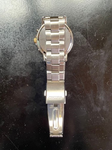 Seiko Men's Radio Solar Watch SBTM170 No Customs Fees US - Picture 3 of 4