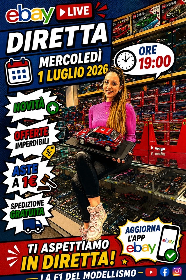 Live LaF1delmodellismo 1 Luglio 26 Novità - Offerte Esclusive - Aste da 1€