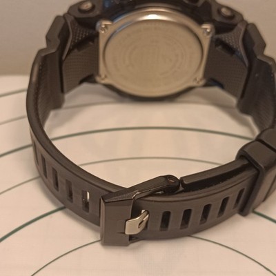 CASIO G-SHOCK GBA-800 5554 グレー Gshock GBA 800 - Adjusting watch hands - Module 5554 - YouTube