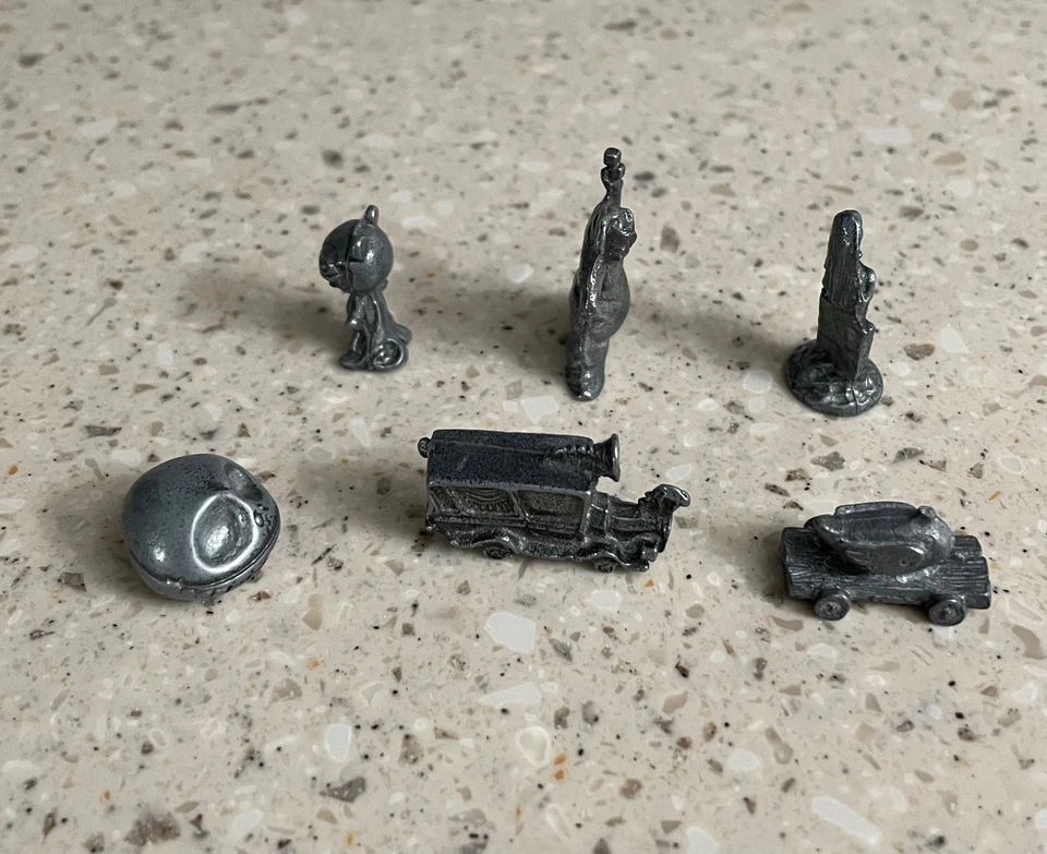 Pesadilla Antes De Navidad Monopolio Juego Peltre Piezas Repuesto Original Foto 2 de 4