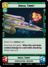 Star Wars Unlimited Dorsal Turret (120/1264) Jump to Lightspeed NM