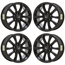 18" Honda CR-V Gloss Black Exchange Wheels Rims Factory OEM 60310 2023-2025