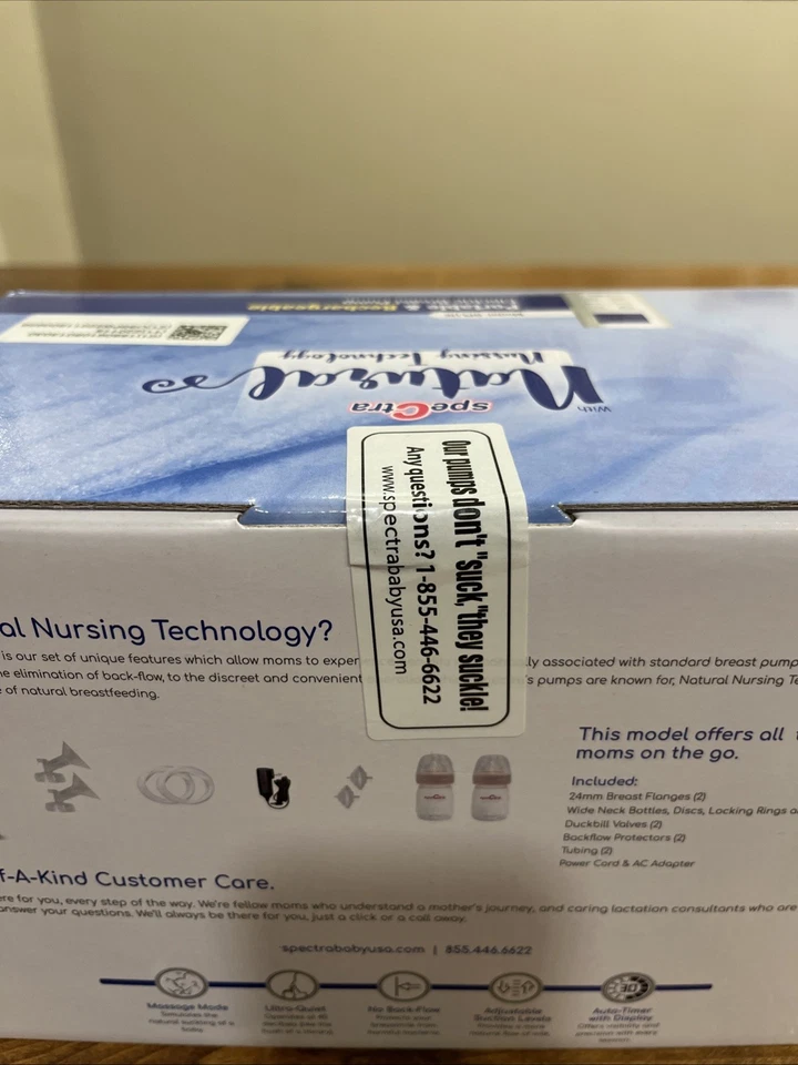 Extractor de leche eléctrico portátil y recargable Spectra 9 Plus nuevo precintado Foto 4 de 4