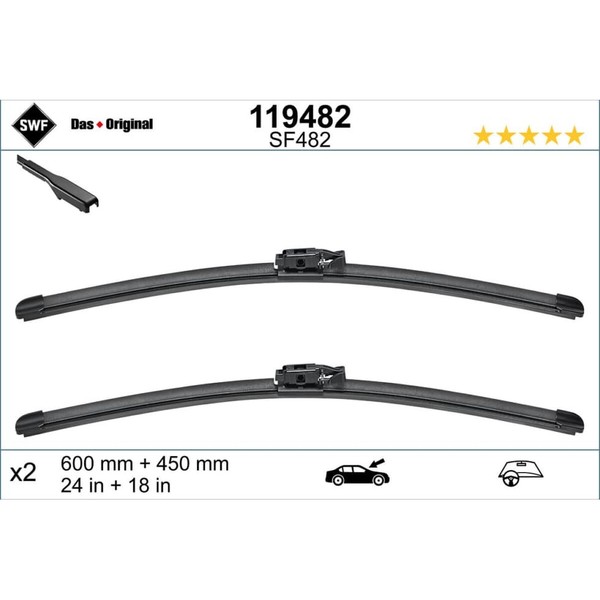 Scheibenwischer SWF 119482 FüR Dacia Renault Duster Arkana I-image