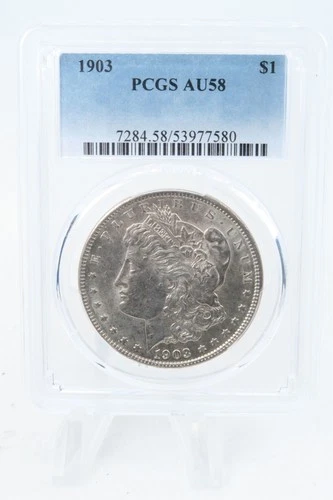 1903-P PCGS AU58 Morgan Dollar Business Strike