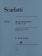 Scarlatti Piano Sonata in E Major K 380 L 23 Henle Urtext Sheet Music