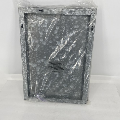 Pottery Barn Galvanized Magnetic Wipe Board Set of (2) 14.25" x 20" - Picture 2 of 4