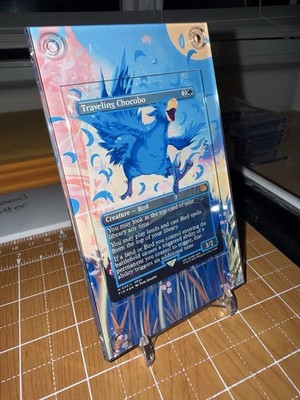 ネオンインク チョコボ　青 MTG FINAL FANTASY CHOCOBO - NEON INK BLUE TRAVELING CHOCOBO