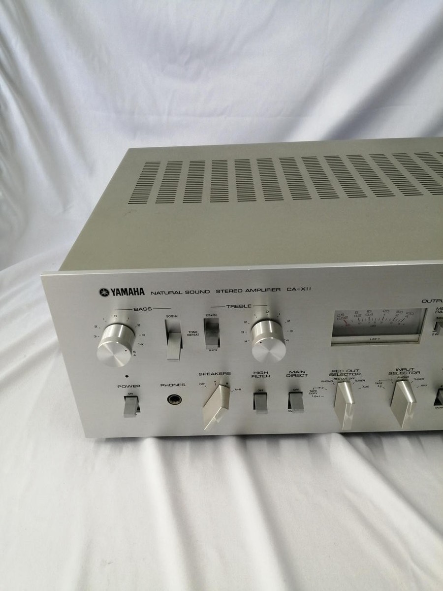 JUNK YAMAHA CA-X11 Integrated Amplifier Silver Color Audio