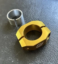 FREE SHIPPING - DISCOUNTED - TNT BICYCLES 28.6/31.8mm Seat Clamp (B-STOCK)-GOLD